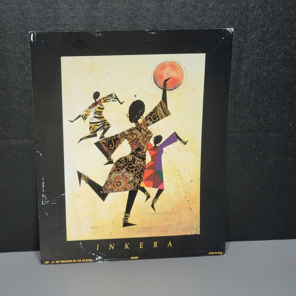 Inkera by Nalessie Women Dancing Art Print